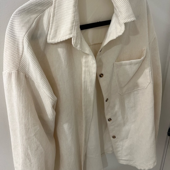 Corduroy layering button up - Picture 2 of 4